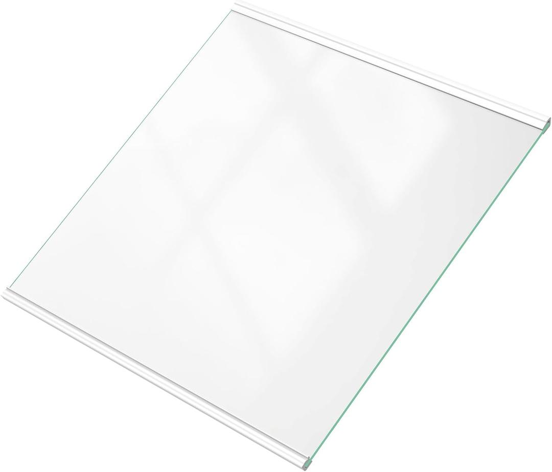 UPGRADED DA97-20647A Refrigerator Glass Shelf Replacement Compatible with Samsung Fridge Glass Shelf RS27T5200SR/AA, RS28A500ASR, RS27T5201SR/AA, RS27T5561SR/AA, RS27T5200SG Tempered Glass Upper Shelf