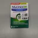 Mucinex DM 12Hr Maximum Strength Chest Congestion & Cough Medicine for Adults, Cold and Cough Medicine for Excess Mucus Relief, 1200 mg Guaifenesin & 60 mg Dextromethorphan HBr, 48 Bi-Layer Tablets, BBD: Sep 2028