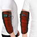 Heating Pad for Arm Elbow Heating pad, Heated Arm Sleeve with 4 Heat Settings and 3 Timer Modes,Arm Heating Pad Sleeve with 78.5" Inch Long Charge CordPolyester