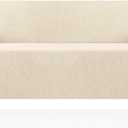 PrinceDeco Stretch Sofa Cover Slipcover Couch Covers for 3 Cushion Non Slip Elastic Bottom Dogs Pet Friendly Fitted (Sofa, Biscotti Beige)
