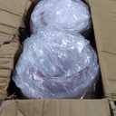 108" L-Shaped Boneless Couch, Modular Sectional Sofa with Moveable Ottoman, Corduroy Cloud Couches for Living Room, No Assembly, Ship in a Box, Red