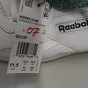 Reebok Glide Sneakers for Men - Black or White Tennis Shoes Size 7 to 15, White/Vector Navy/Gum, 11.5
