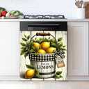 Dishwasher Magnet Sticker Cover Panel Decal Refrigerator Magnetic Sticker Decorative for Kitchen Decoration,Fridge Door Cover, Appliances Stickers 23"x26"