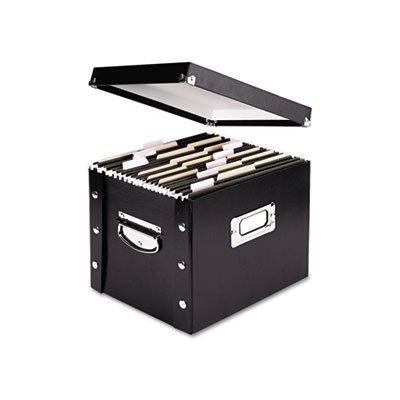 Snap N Store Storage Box, Letter, 11 3/4w x 9 3/4d x 9 1/2h, Black