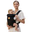 Baby Carrier Newborn to Toddler(7-30lbs), Toddler Carrier Baby Holder Carrier with Adjustable Shoulder Strap, Chest Carriers, Black