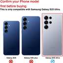 Rear Back Glass Replacement for Samsung Galaxy S25 Ultra 6.9-inches with Reparing Toolkit(Titanium Silverblue)
