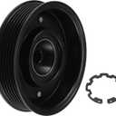 Air Conditioner AC Compressor Clutch Kit for Mercedes-Benz C230 2002-2007 for Mercedes-Benz C240 2001-2003 7SEU16C/7SEU17C Compressor 6 Groove 1 Set