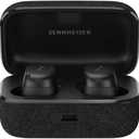 Sennheiser Consumer Audio MOMENTUM True Wireless 3 Earbuds -Bluetooth In-Ear Headphones for Music ,Calls with ANC, Multipoint connectivity ,IPX4, Qi charging,28-hour Battery Life Compact Design-Black