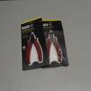 2 x Klein Tools D275-5 Diagonal Flush Cutters, Made in USA, Micro Wire and Compact Zip Tie Cutter, Ultra-Slim Precision for Work in Confined Areas, 5-Inch