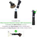 For Shark Rocket HV301 HV322 Series, Shark Navigator NV352 NV356E and Rotator NV501 Series-Vacuum Attachments Accessories 1-3/8'' plus Vacuum Adapter Compatible with Sharks & Miele Vacuum Cleaners