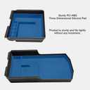 3 x JVMA Center Console Organizer (Full Size) Armrest Console Organizer for Tesla Model 3 Highland Accessories 2024 2025 2026 (US Patent) Non-Slide