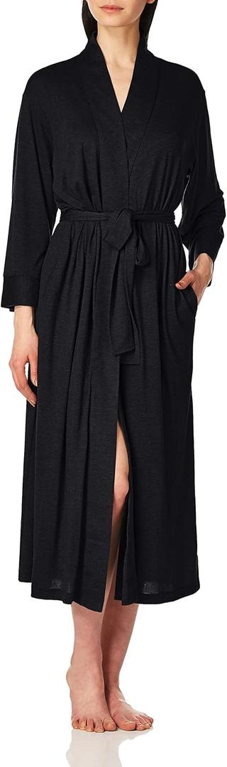 N Natori womens Congo Robe 49" (Medium, Black)