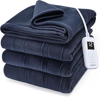 Sunbeam Heated Blanket Orion Blue King 100in x90in