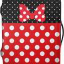 Luggage Protector Suitcase Cover Washable Suitcase Cover Baggage Covers Fit 25-28 Inch Luggage (Red Bow)