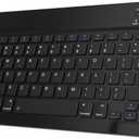 Bluetooth Keyboard Compatible with iPad 10th Generation, Rechargeable Portable 10 inch Wireless Keyboard for iPhone, iPad mini, Samsung Tablets Keyboards Ultra-Slim, Travel Office Computer Accessories (Black)