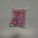 Maca Bates Valentine's Day Dog Collar with Fancy Bow for Extra Large Girl Boy Dogs,Tiedyed Love Hearts Pattern,Adjustable Durable Soft Valentine Gift for Female Male Puppy (XL)