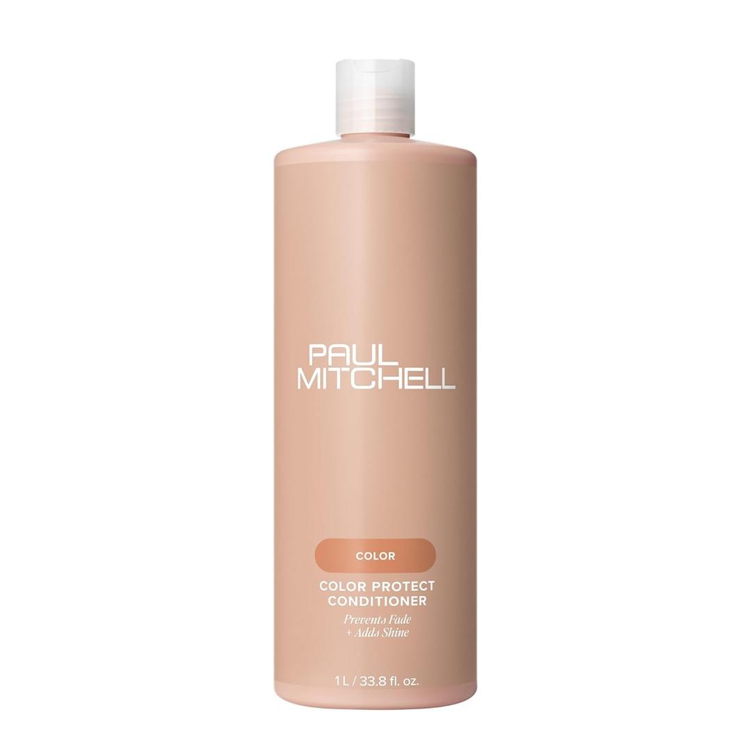 Paul Mitchell Color Protect Conditioner, Prevents Fade + Adds Shine, For Color-Treated Hair 33.8 Fl Oz (Pack of 1)