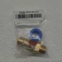 CAC-437-2 Air Compressor Check Valve,Brass 1/2 NPT & 1/2 CFPC Fittings in Valve Replacement,0.75 x 0.75 x 2.13 inches