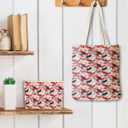 2PCS Makeup Cosmetic Bag Canvas Tote Bag for Beach Work Office Thank You Birthday Friendship Gifts for Women Girls Grandma Aunt Coworker Nurses Day Birthday Christmas（Abstract Watercolor Pattern）