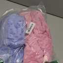 Fleece Baby Sleep Sack 0-6 Months, 1.5 TOG Cotton Baby Wearable Blanket With Soft Plush Dots, 2 Pack Newborn and Infant Warm Sleeping Sack with 2-Way Zipper Pink&Purple (Small)