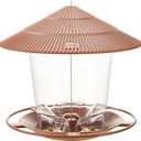 Hanizi Bird Feeder Outdoor Hanging for Wild Bird Seed, Brown