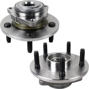 515072 Pair 2 Front Wheel Hub & Bearing Assembly for 2002-2008 Dodge Ram 1500 w/ 2-Wheel ABS