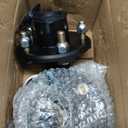 2 Sets Trailer Hub Kit 5 Bolt 4.5 L44649 Brearing and 1.25" I D Grease Seal,Trailer Axle Kit for 2000 lb 5 Lug Pre-Installed and Lubricated Trailer Hub Fits 1-1/16" Straight Spindle with Cap and Plug