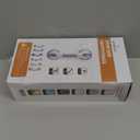 LEVERLOC Grab Bars for Bathtubs and Showers 2 Pack Suction Grab Bar, Heavy Duty 12 Inch Shower Handle Removable Bath Handrails for Seniors and Elderly, Bathroom Safety Grip No Drilling Waterproof (Gray)