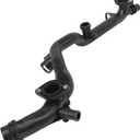 Engine Coolant Radiator Pipe Water Hose 06E121045AA Compatible with Audi A4 2013-2015 A5/A5 Quattro/S5 2012-2017 A6/A6 quattro A6 Allroad A7/A7 A8 quattro Touareg 06E121045AJ 06E121045AK