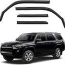 in-Channel Window Visors for Toyota 4Runner 2010-2024Rain Guards Sun Shields Window Deflector Wind Vent Visors4PCS