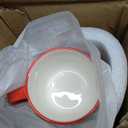 Selamica Ceramic Espresso Cups with Saucers and Metal Stand, 4 OZ Stackable Demitasse Cups for Latte Coffee Caf Mocha Tea, Set of 4, Assorted Colors