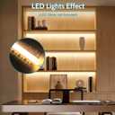 Plaster-in Double Edge Recessed LED Aluminum Channel 10 Pack, 3.3FT/1M Trimless LED Strip Diffuser Profile with Milky Cover for Drywall Ceiling and Wall, Fits up to 12mm LED Strips