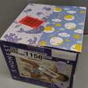 Clean Conscious Overnight Diapers | Up to 12 Hours of Protection | Hypoallergenic + Fragrance Free | Cozy Cloud + Star Signs | Size 6, 34 Count Club Box