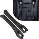 Car Seat Gap Filler Organizer, 2PCS Multifunctional Vehicle Fill Gap Blocker with Storage Slot Between Seat Console, Anti-Drop Auto Interior Organization, Universal for SUV Truck Sedan(Black)