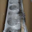 Ralbay Crystal Vanity Lights 5-Lights Brass Gold Over Mirror Modern Bathroom Wall Lighting Fixtures