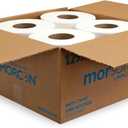 Morsoft by Morcon Jumbo Toilet Paper Rolls, 12 Rolls/Carton, 2-Ply, 100% Recycled Fibers, Soft and Absorbent, Fits in Jumbo Tissue Dispensers, Commercial Toilet Paper