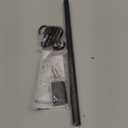 MIAOHUI Kitchen Rail with Hooks, Pan and Pot Hangers for Kitchen Wall Mount, Kitchen Utensil Rack with Removable S Hook, Aluminum (17.3inch_Black_5Hooks)