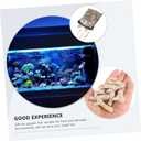 Mipcase Crushed Coral for Freshwater and Saltwater Aquariums, Natural Ph Buffer Filter Media with Mesh Bag, High Surface Area Bio Media for Fish Tank Pond and Reef, 500g Random Size