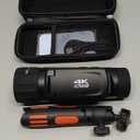 Video Camera Beginner with 3.0" Screen/Hood/Battery/SD Card/Case, Digital Camcorder Manual Focus 48MP Photo Timelapse Camera