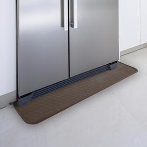 Refrigerator Mat, Washing Machine Spill Liner, Drip Tray and Leak Catcher Mat, Fridge Mat Prevent Water Leakage and Floor Damage from Elecrical Equipment Heavy Duty 37.5'' x 8.5'' Brown