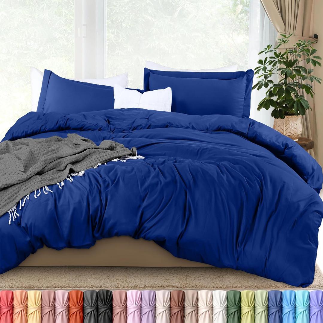 Duvet Cover King Size -Royal Blue Comforter