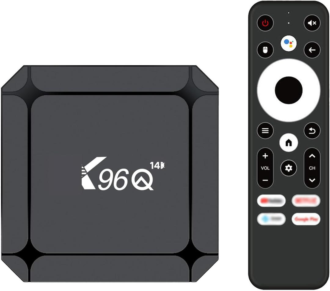 96Q 14.0 High-Performance Streaming Media Player - 2GB RAM 16GB Storage, WiFi 6, 4K Ultra HD, Voice Control