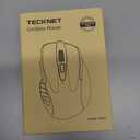 TECKNET Wireless Mouse, 2.4G Ergonomic Optical Mouse, Computer Mouse for Laptop, PC, Computer, Chromebook, Notebook, 6 Buttons, 24 Months Battery Life, 2600 DPI, 5 Adjustment Levels - Black