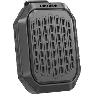 comiso Wearable Bluetooth Speakers, Clip-On Portable Mini Bluetooth Speaker with Built-in Mic for Hands-Free Music and Calls, Waterproof Up to 10 Hours Playtime, Small Wearable Clip On (Non-Magnetic)