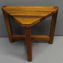 Shower Foot Rest 12 in, Corner Shower Stool for Shaving Legs, Small Corner Bathroom Bench Suitable for Small Shower Spaces, Bath Seat, in Shower Stool