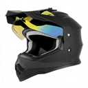 Orthrus Youth Dirt Bike Helmet DOT Kids Dual Sport Full Face Helmets (Black, S)