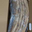 28in Christmas Tree Collar - Woven Hyacinth Tree Collars for Artificial Trees - Rattan Rustic Farmhouse Basket for Tree Base Cover with Cord Cut-Out for 6ft 7.5ft Tree (Natural)