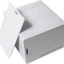 100 PCS 125KHz RFID Proximity ID Cards with Slot Hole Punch Key Token Tag Card for Entry Access Control System for Electronic Door Cabinet Lock EM4100 TK4100 Read-Only