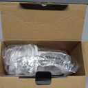 OVENTE 5-Speed Electric Hand Mixer with Stainless Steel Mixing Whisk, Snap-On Storage Case, Portable & Lightweight 150W Motor, Compact Handheld Mixer for Baking, Blending or Cooking, White HM151W