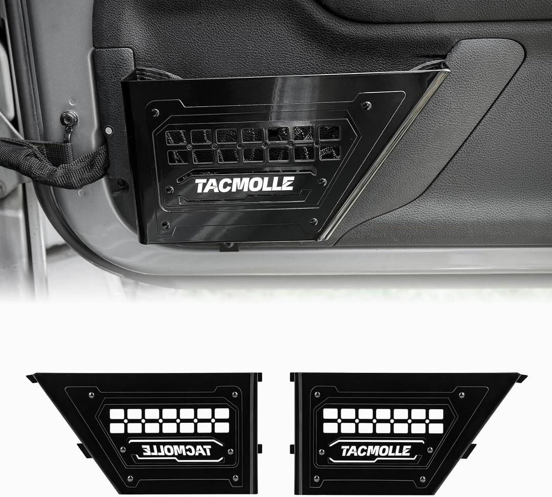 Front Door Pockets for Jeep Wrangler JK 2007–2018, 1-Pair